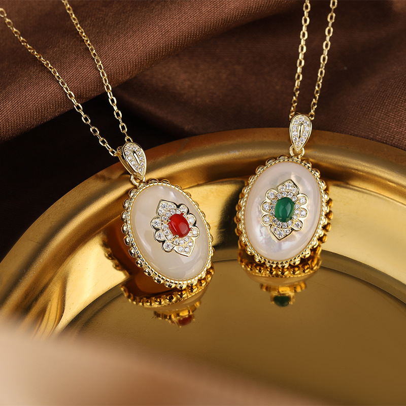 Birth Flower Necklace - Damski modne oświetlenie luksusowy kwiat naszyjnik