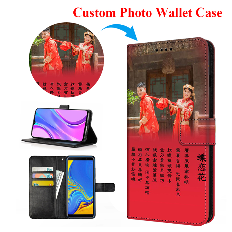 Custom Photo Book - Etui Skórzane z Nadrukiem Zdjęcia na