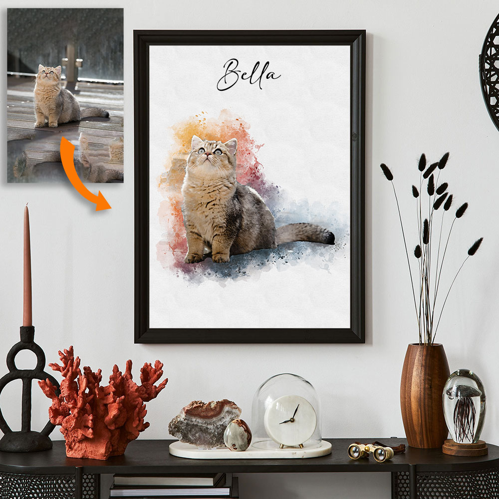 Pet Portrait Custom - Portret Zwierząt na Zamówienie z Zdjęcia