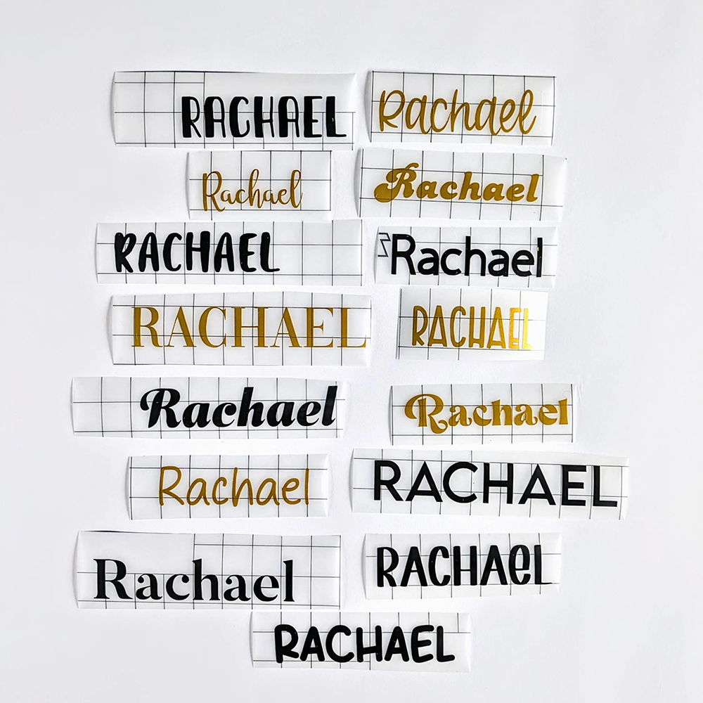Personalised Candle Label - Spersonalizowane naklejki winylowe z imieniem, naklejki