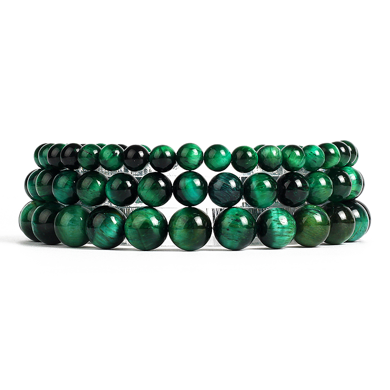 Coordinates Bracelet - Błyskawica Royal Green Tiger Eye Bransoletka