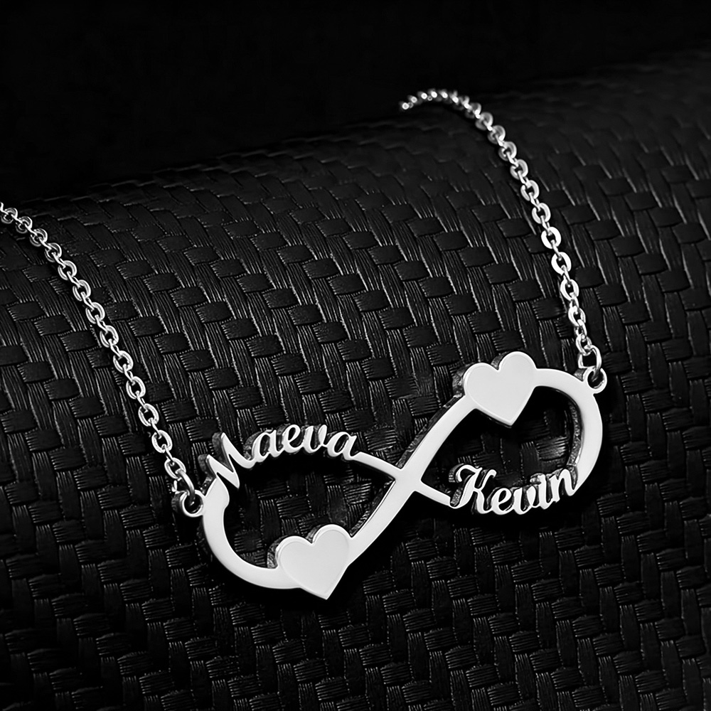 Name Necklace Custom - Naszyjnik z imieniem na zamówienie, zawieszka
