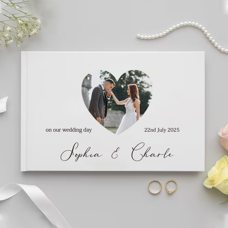 Custom Photo Book - Spersonalizowana księga gości na prezent ślubny