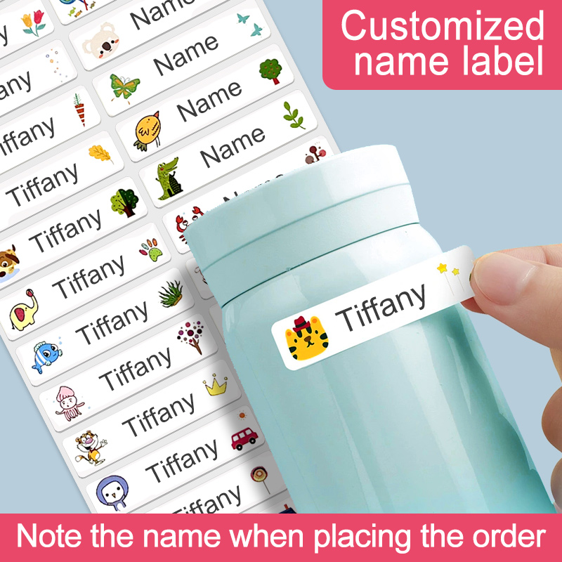 Personalized Name Box - Spersonalizowane, wodoodporne naklejki z imieniem, idealne