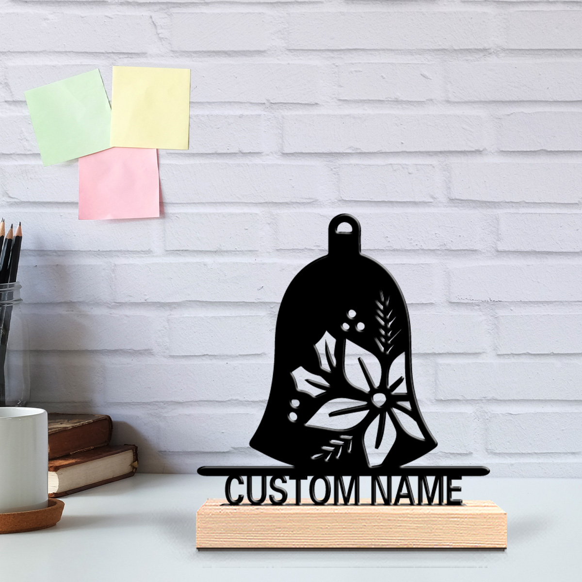 Engraved Wood Frame - 1 szt. Nowy Design Personalizowane Metalowe