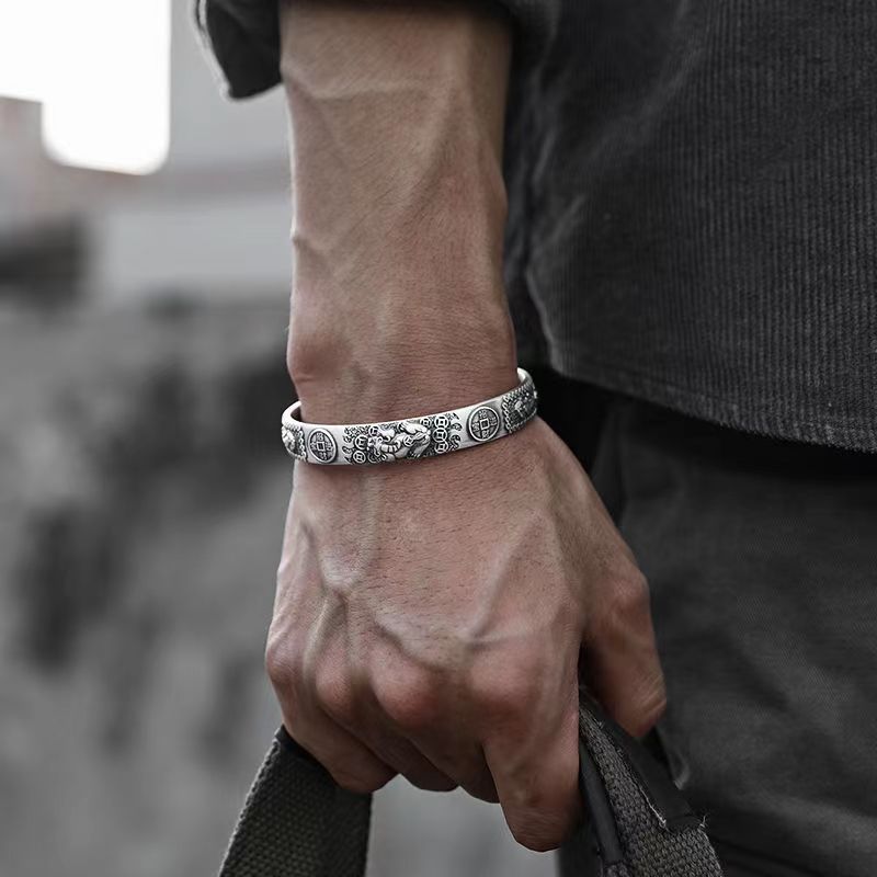 Coordinates Bracelet - Klasyczna Retro chińska mitologia Lucky Beast