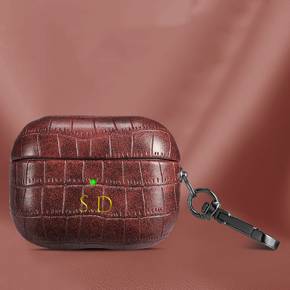Etui na słuchawki Airpods 1 2  – Monogram Keychain Leather recenzja i cena