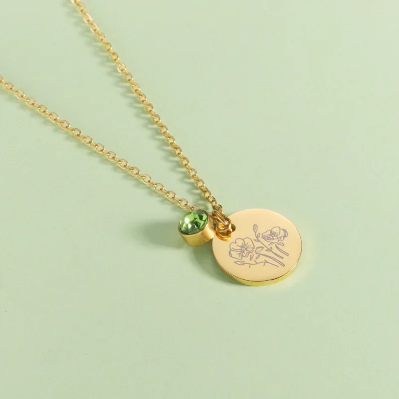 Miesiąc urodzenia Kwiaty Clipa – Birth Flower Necklace recenzja i cena