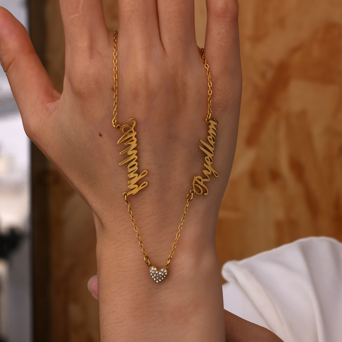 Naszyjnik z dwoma imionami dla – Name Necklace Custom recenzja i cena