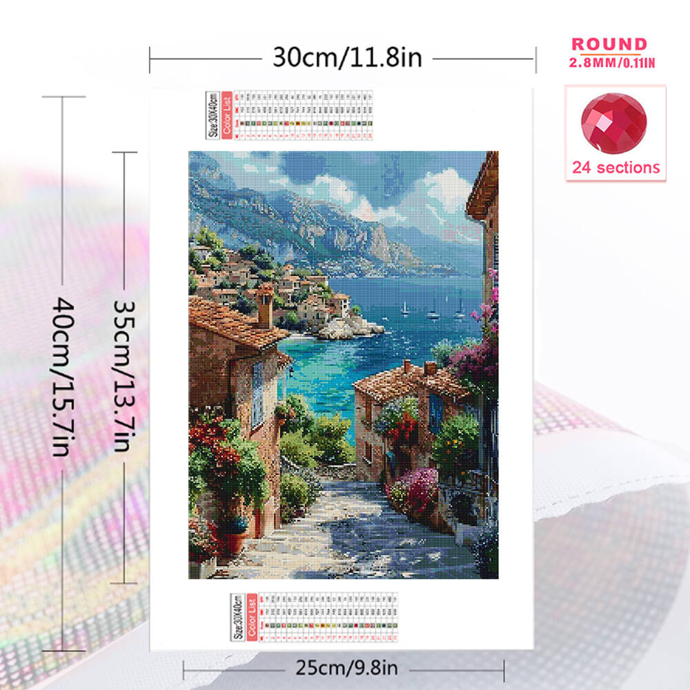 1 szt. bezramkowy obraz diamen – Photo Mosaic Print recenzja i cena