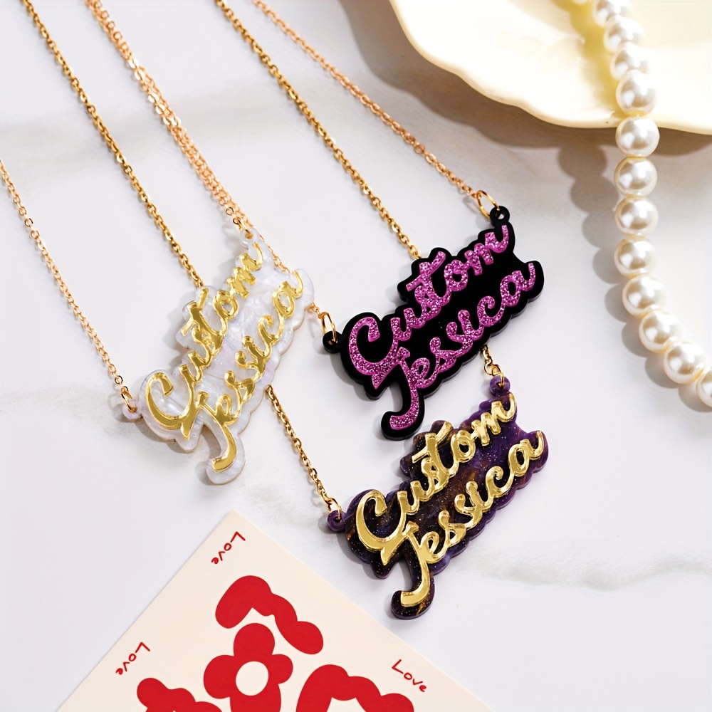 Spersonalizowany dwuwarstwowy  – Name Necklace Custom recenzja i cena