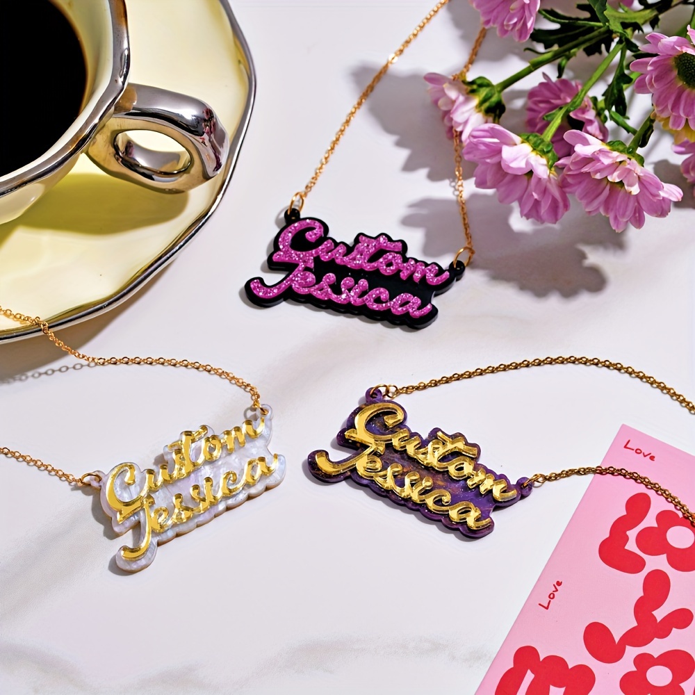 Spersonalizowany dwuwarstwowy  – Name Necklace Custom recenzja i cena