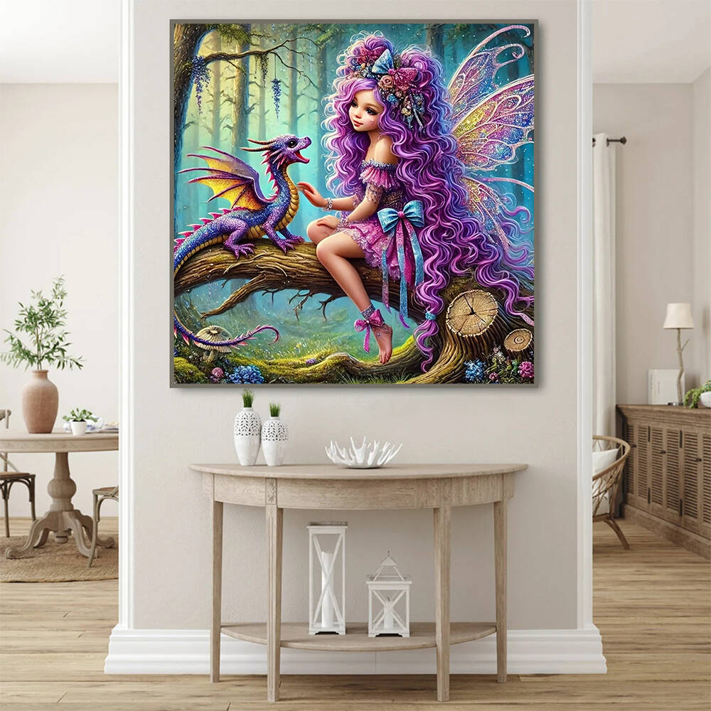 Pełny Kwadratowy Okrągły Diame – Photo Mosaic Print recenzja i cena