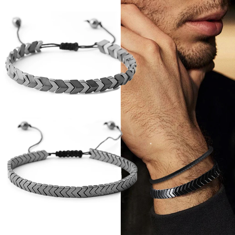 Modna bransoletka z hematytu E – Coordinates Bracelet recenzja i cena