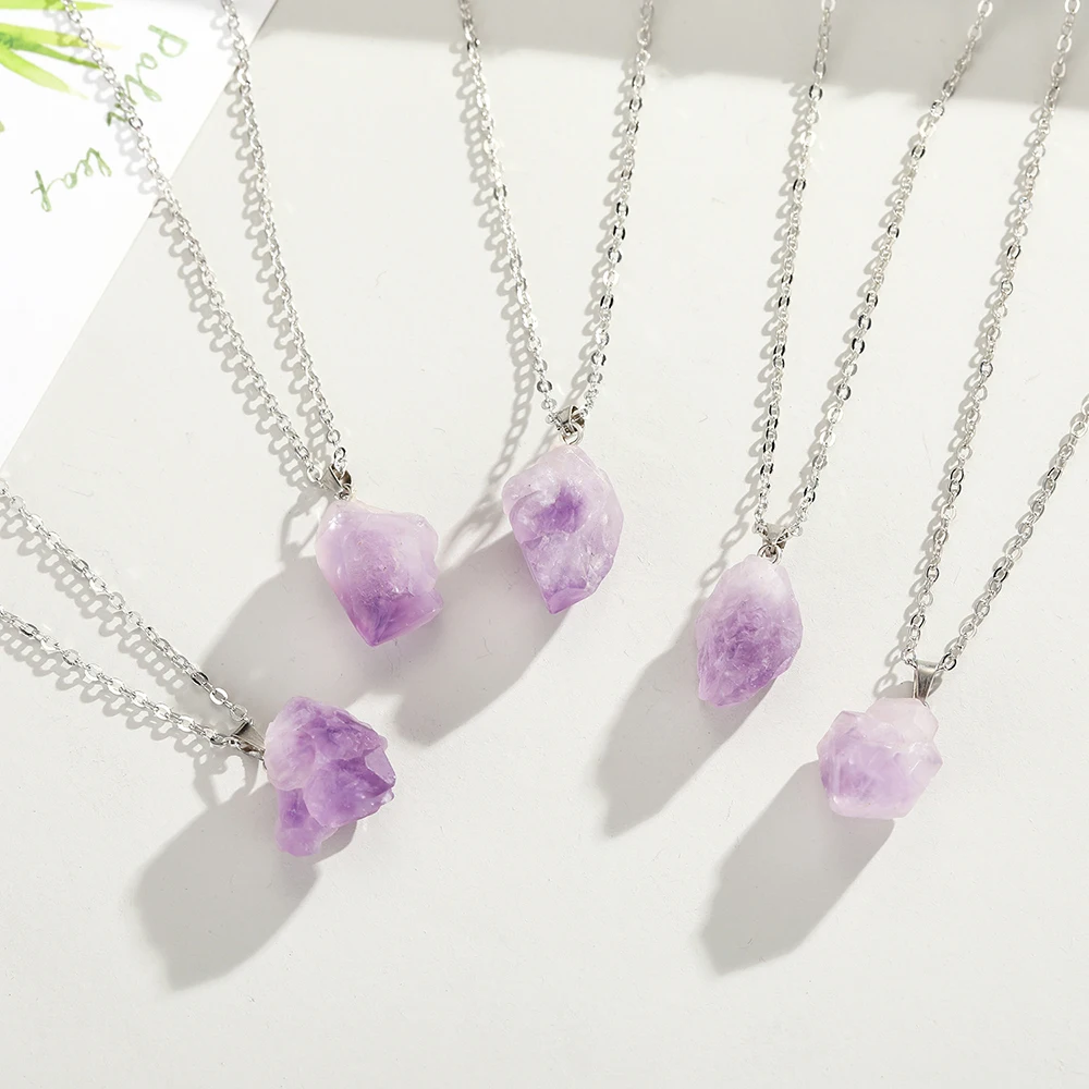 Naturalny ametyst urugwajski S – Birth Flower Necklace recenzja i cena