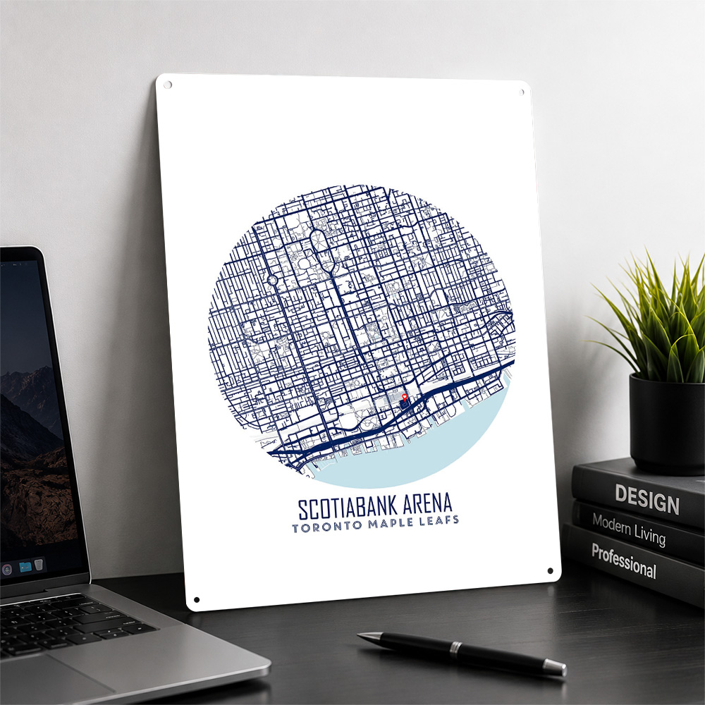 Mapa Areny Scotiabank Metalowy – Custom Map Poster recenzja i cena