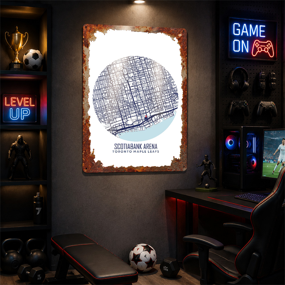 Mapa Areny Scotiabank Metalowy – Custom Map Poster recenzja i cena