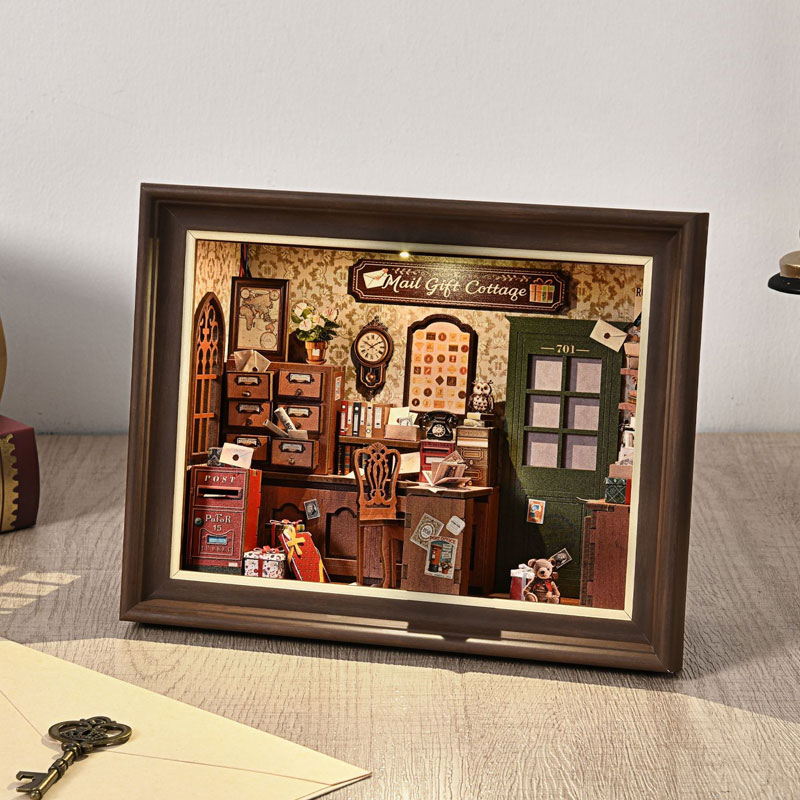 Zestaw DIY 3D Drewniany Kącik  – Engraved Wood Frame recenzja i cena
