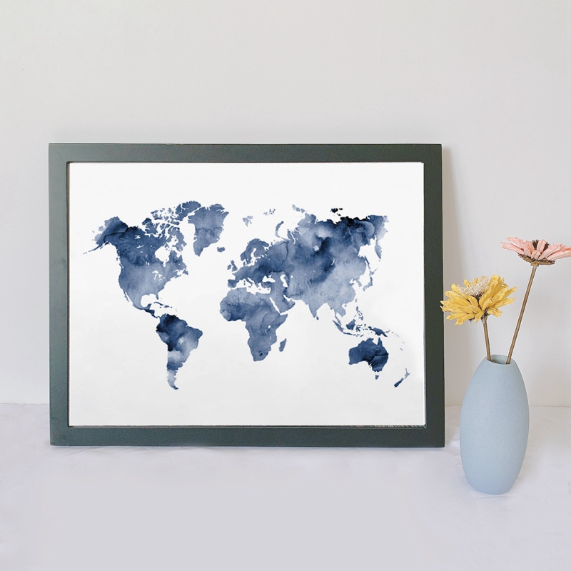 Niebieska mapa świata Nadruk G – Custom Star Map recenzja i cena