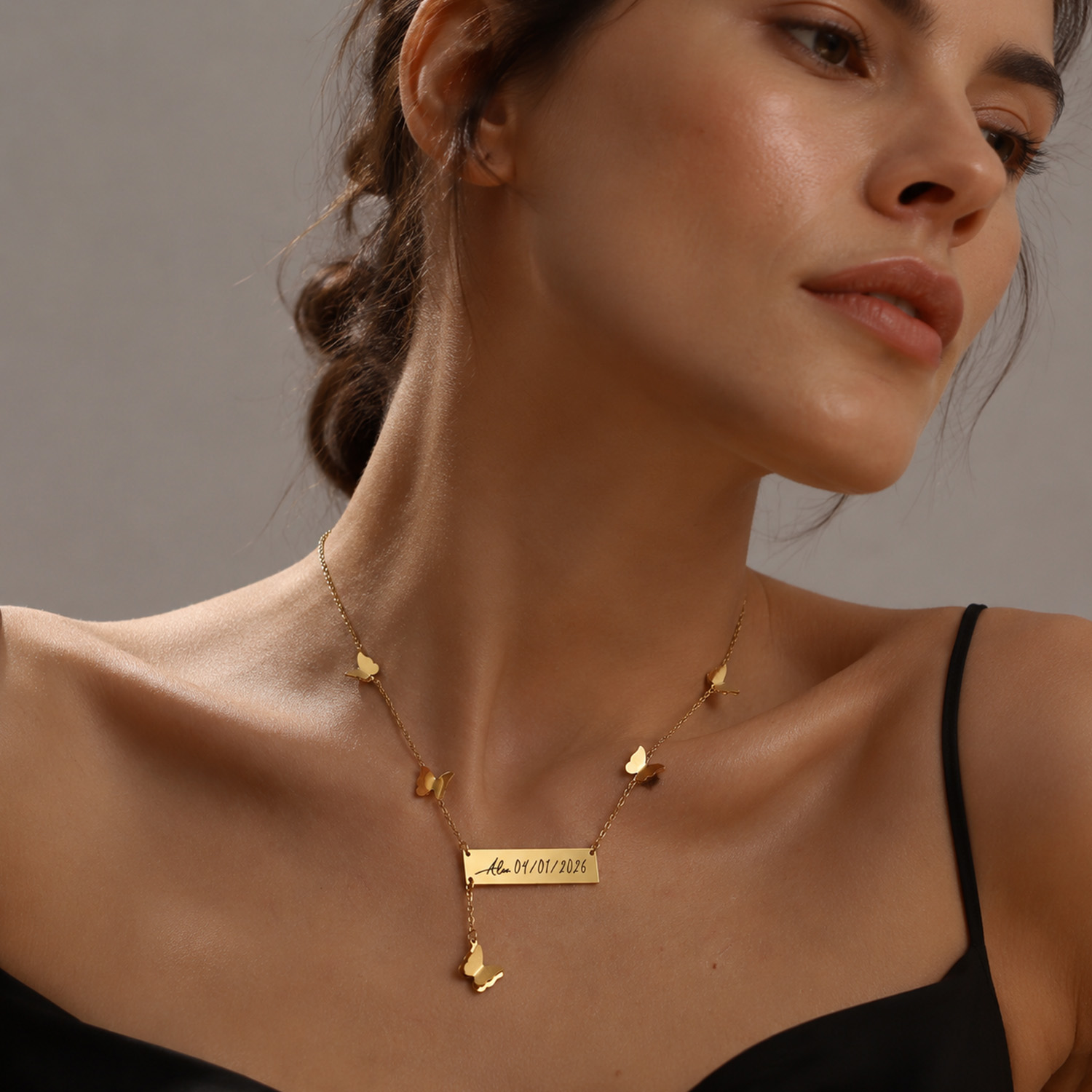 Spersonalizowany naszyjnik z m – Handwriting Necklace Bar recenzja i cena