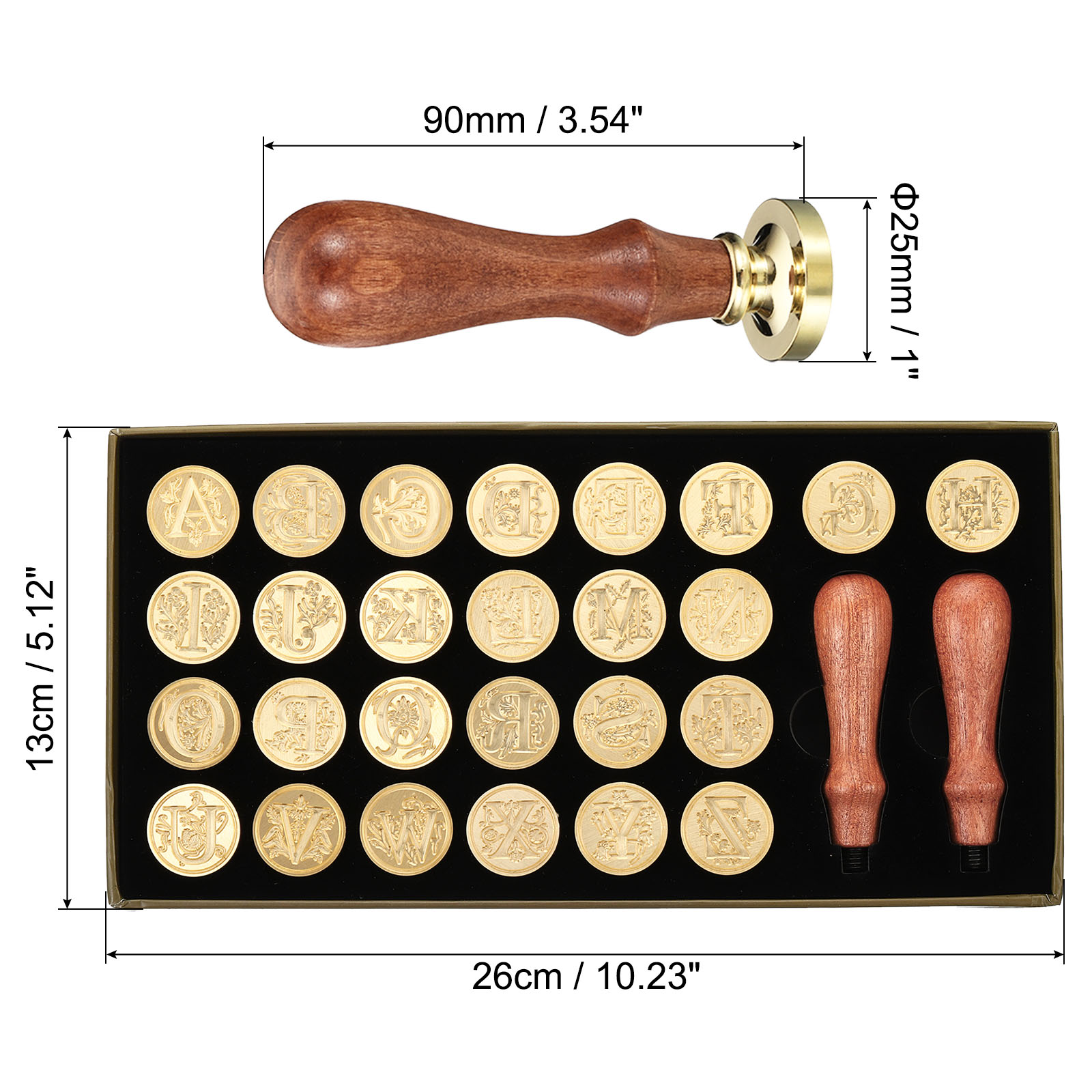 Zestaw stempli do wosku z lite – Wax Seal Letter Kit recenzja i cena