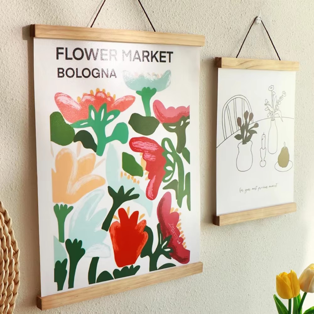 Ramka na plakat magnetyczna 7  – Engraved Wood Frame recenzja i cena