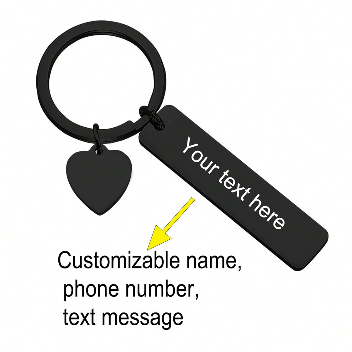 Breloczek z własnym tekstem, p – Initial Ring Custom recenzja i cena