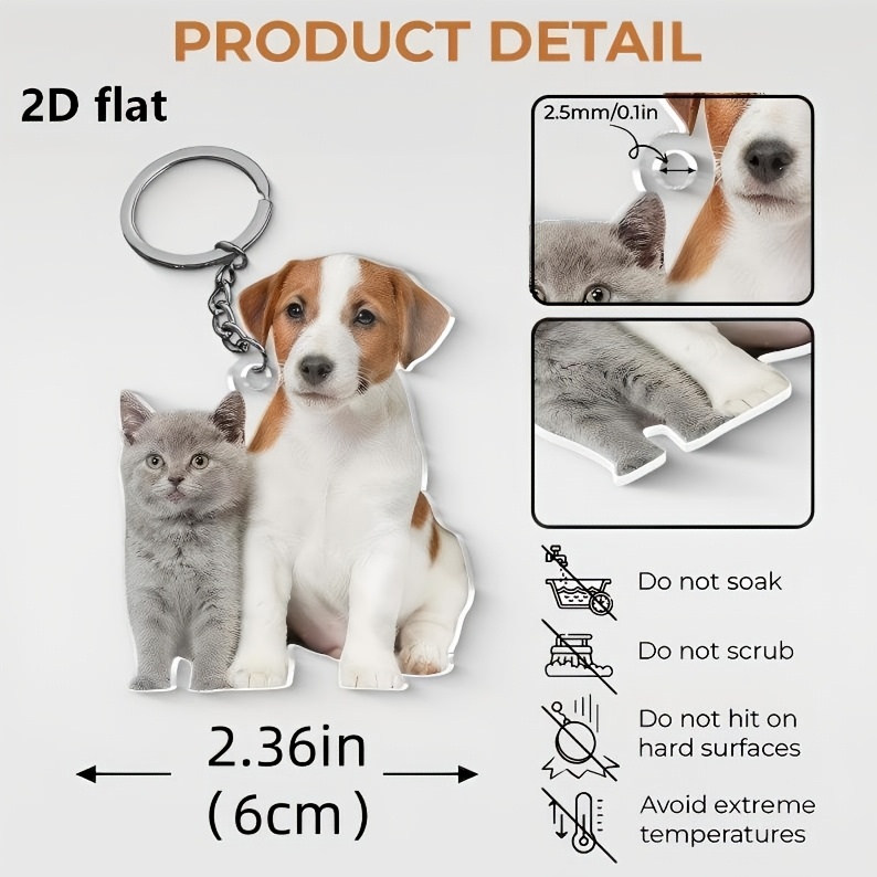 Personalizowany Akrylowy Brelo – Pet Portrait Custom recenzja i cena