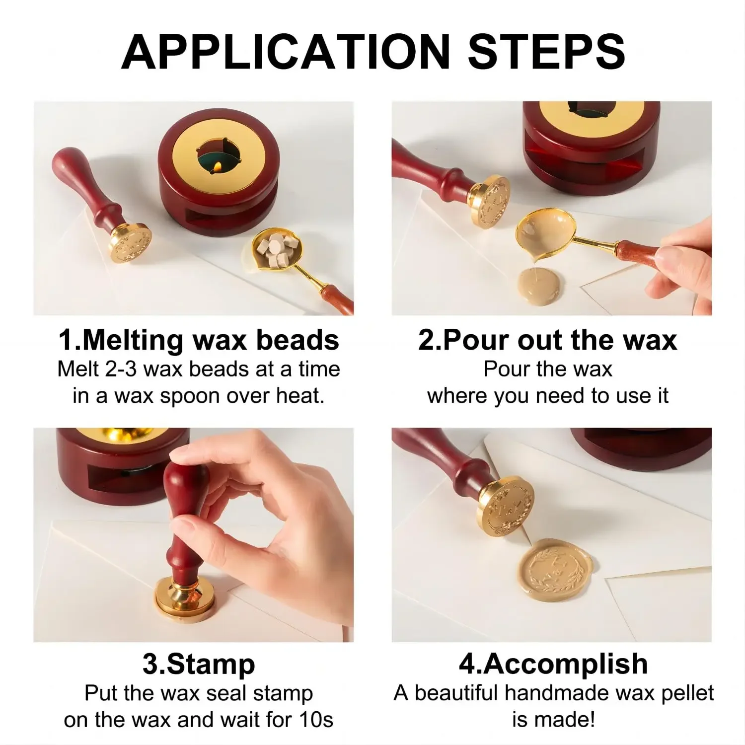Niestandardowy zestaw pieczęci – Wax Seal Letter Kit recenzja i cena
