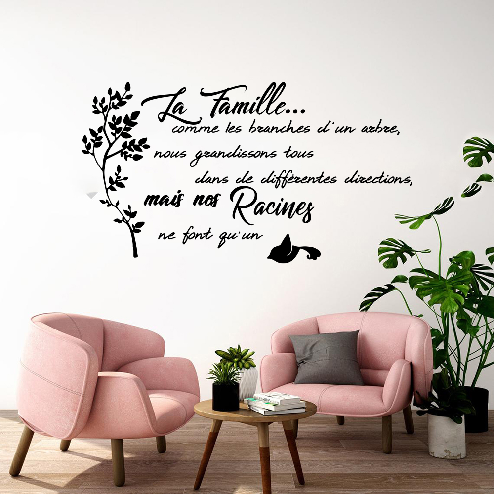 Francuska rodzina cytat drzewo – Family Tree Print recenzja i cena