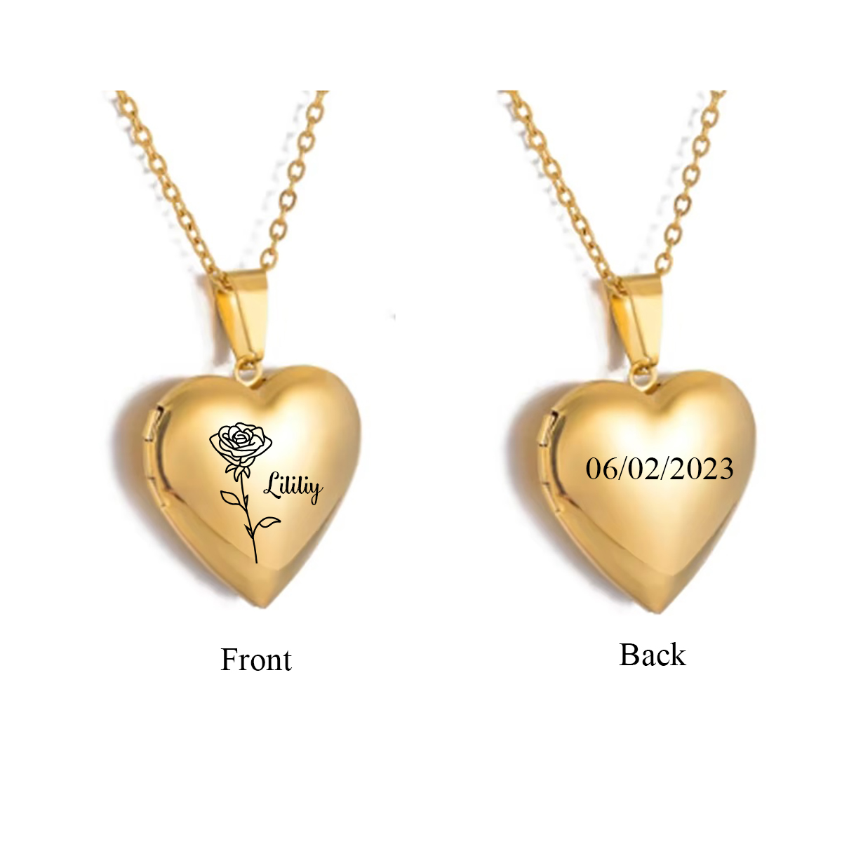Niestandardowe spersonalizowan – Birth Flower Necklace recenzja i cena