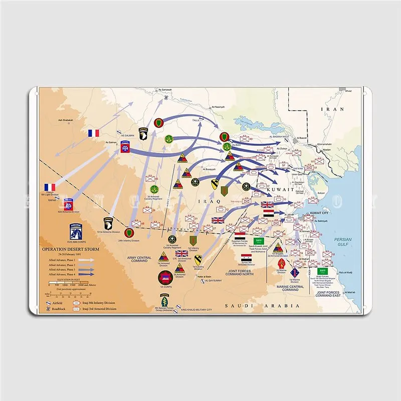 Operation Desert Storms Ground – Custom Map Poster recenzja i cena
