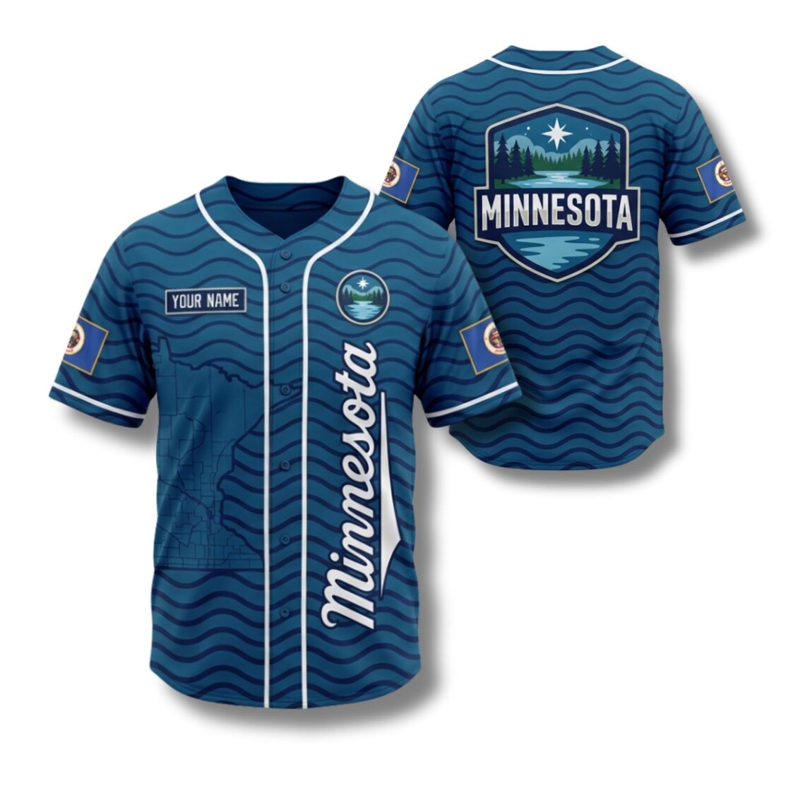 Koszulka baseballowa Minnesota – Custom Star Map recenzja i cena