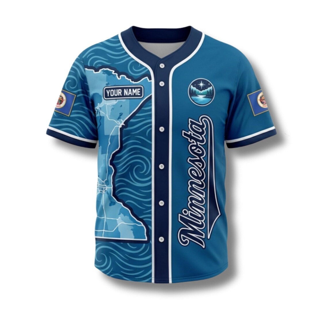 Koszulka baseballowa Minnesota – Custom Star Map recenzja i cena
