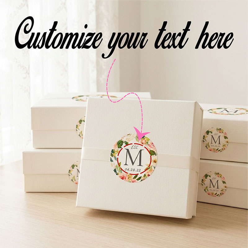 Naklejki na zamówienie z datą, – Personalized Name Box recenzja i cena